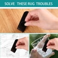 thumbnail image 2 of Longjian 16x Reusable Rug Grippers Move Rugs With Ease Black Anti-slip Floor Rug Grippers, 2 of 6