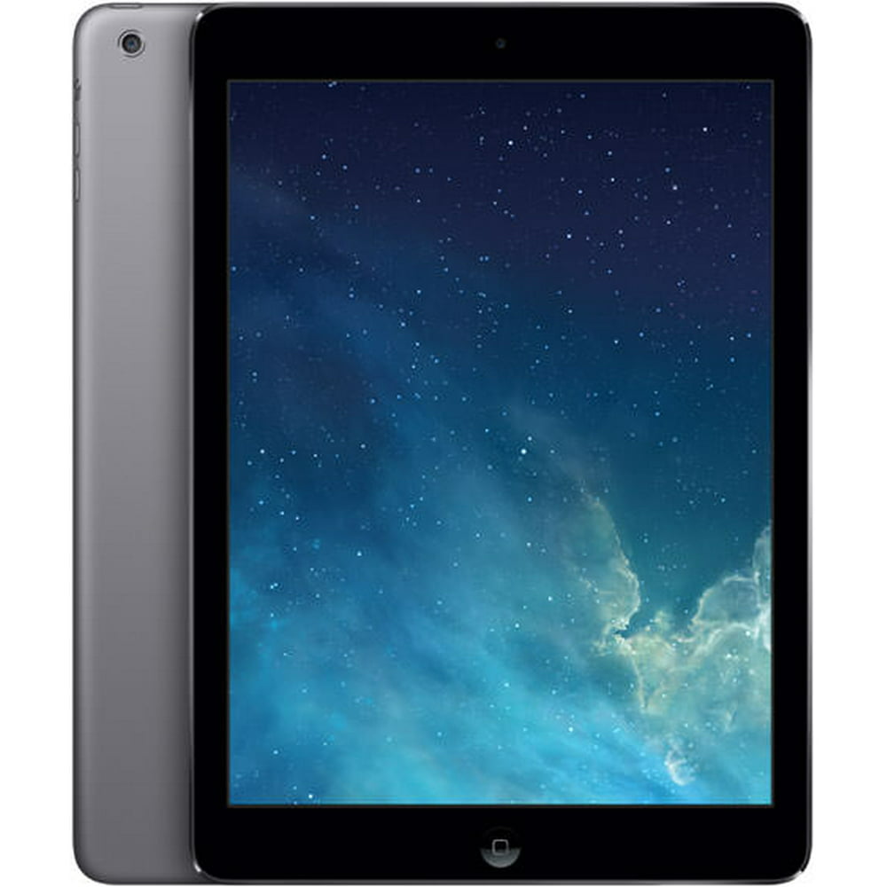 Apple iPad Air 64GB Space Gray (WiFi) Refurbished B - Walmart.com