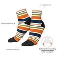 thumbnail image 6 of Pofeuu Colorful Pastel Stripes Print 30cm Socks, Adult Running Hiking Socks for Youth and Adult, 6 of 7