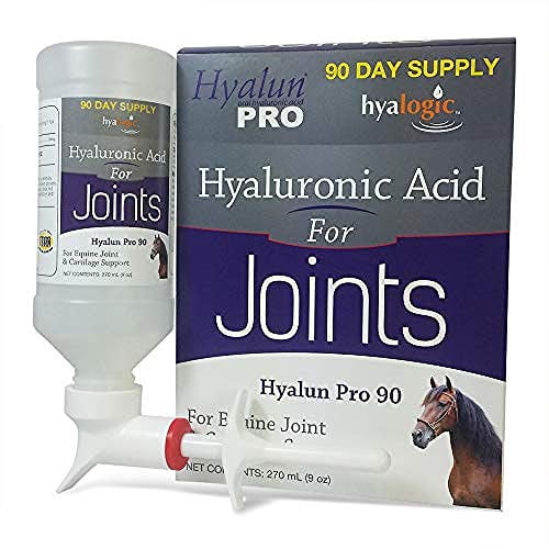 Hyalogic Hyaluronic Acid for Horses 90 Day Supply Easy Oral Tip Dispenser Liquid HA Supplement