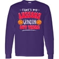 thumbnail image 3 of Inktastic That's My Awesome Grandson out There with Basketballs Long Sleeve T-Shirt, 3 of 5