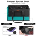 thumbnail image 4 of Bolsa grande WONDAY, plegable, utilitaria, negra, 56 x 28 x 33 cm, 4 of 7
