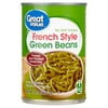 Great Value French Style Green Beans, Canned Green Beans, 14.5 oz Can