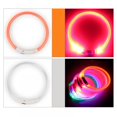 thumbnail image 2 of USB Rechargeable LED Dog Collar Glowing pet Dog Collar for Night Safety  Water Resistant Cuttable TPU Light Up Collars Fashion Light up Collar for Small Medium Large Dogs, 2 of 10