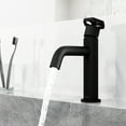 thumbnail image 4 of Ruxton Single Handle Single-Hole Bathroom Faucet in Matte Black, 4 of 14