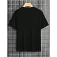 thumbnail image 2 of Men'S Black Short-Sleeve T-Shirt Featuring a Pink-Bordered Cat Design with The Text 'I Have Microplastics in My Balls', a Humorous Themed Men'S Tee., Casual Sporty Tee, Summer Gifts, 2 of 7