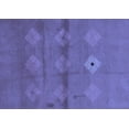 thumbnail image 1 of Ahgly Company Machine Washable Indoor Rectangle Abstract Blue Modern Area Rugs, 8' x 12', 1 of 4