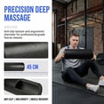 thumbnail image 7 of 18 inch Black High Density Foam Roller, Solid Muscle Roller, for Deep Tissue Massage, Back Pain Relief, Yoga, Pilates, Gym, Physical Therapy, Myofascial Release, 7 of 7
