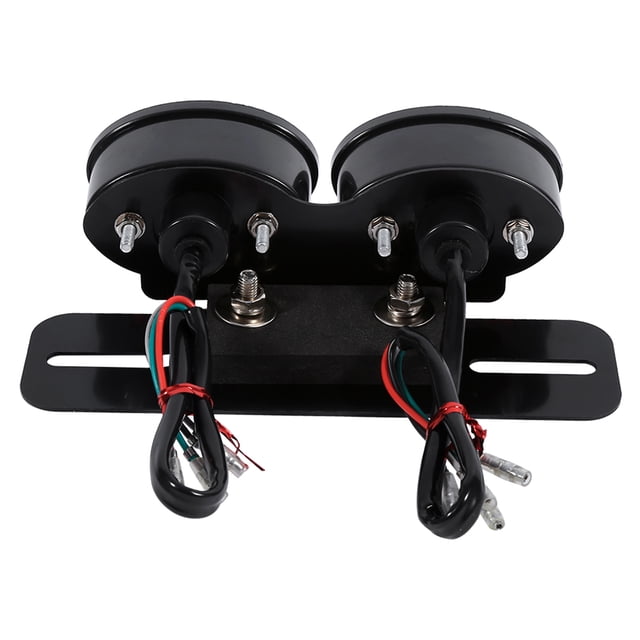 Lámpara De Freno De Motocicleta, Soporte De Matrícula De Motocicleta, Caja ABS De Ahorro De Energía DC 12V 3.06W Para Motocicletas