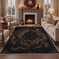 thumbnail image 6 of GENIMO 2'x3' Halloween Doormat, Washable Non Slip Soft Gothic Castle Outdoor Door Mat for Front Door Covered Porch Patio Entryway, Antique Gold, 6 of 6