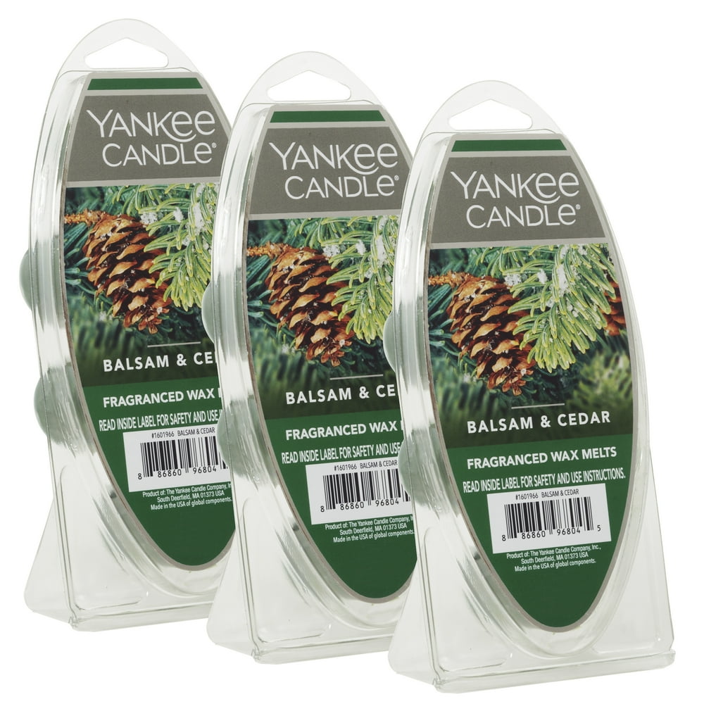 Yankee Candle® Balsam & Cedar Wax Melts, 3 Packs of 6 (18 Total