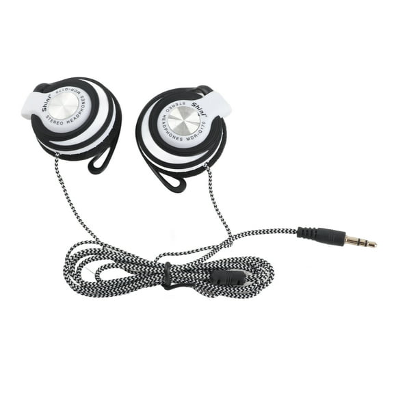 Earphones 3.5mm Wired Gaming Headset On Ear Sports Headphones Ear Hook Music Earphones For Smartphones Tablet Laptop Desktop PC