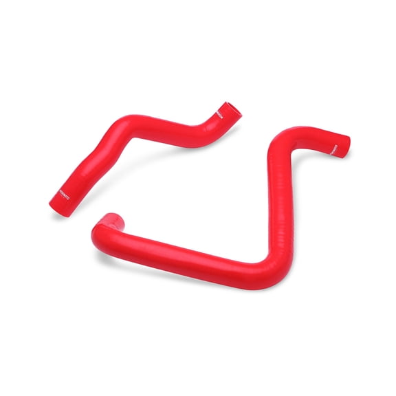 Mishimoto MMHOSE-AE86-83RD Silicone Radiator Hose Kit Compatible With Toyota Corolla SOHC AE86 1983-1987 Red