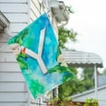 thumbnail image 3 of America Forever Summer Flowers Birds Monogram House Flag Letter Y 28 x 40 inches Hummingbird Calla Lily Spring Floral Double Sided Vertical Outdoor Yard Lawn Decorative White Floral House Flag, 3 of 5