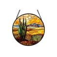 thumbnail image 1 of TIELUTT Stained Glass Window Hanging with Hanging for Centerpieces Strong and Stretchy String .5 Stained Glass Packages Transparent String for Hanging Door Christmas Decorations Hanging, 1 of 6
