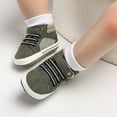 thumbnail image 2 of WZEIIOT Baby Boys Sneakers Spring Autumn Soft Sole Color Block High Top Casual First Shoes Learning Walking Shoes Boys Girls Lightweight Breathable Comfy Athletic Footwears Us Size:5, 2 of 9