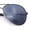 Gunmetal - Solid Black, variant on Airforce Mens Oversize Classic Officer Metal Rim Aviator Sunglasses / Gold Frame - Brown Lens