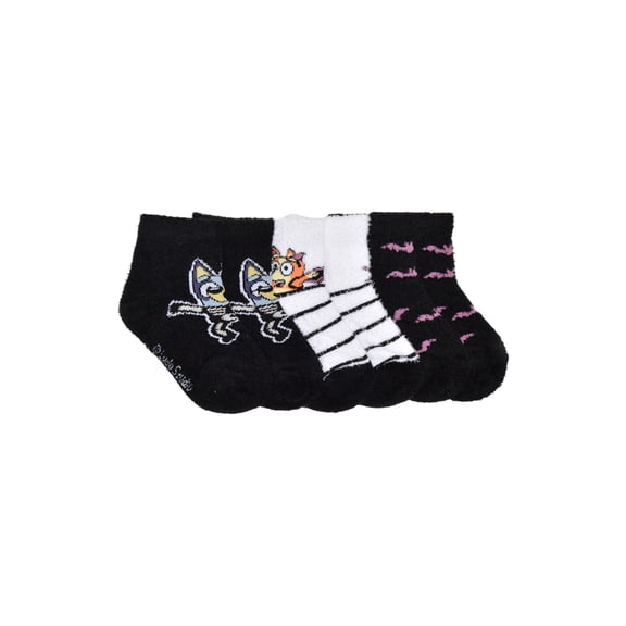 Character Halloween Cozy Quarter Socks, 3- Pack, Sizes 12M- 5T