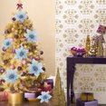 thumbnail image 3 of Naiovety Árbol de Navidad Decorativo Flor Falsa Desmontable Moda Brillante Fiesta en el jardín Festival Artificial Flores Azul Type1 NO1, 3 of 6