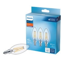 1PC Philips B11 Candelabra LED Decorative Light Bulb