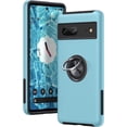thumbnail image 1 of KOMI for Google Pixel 7 Case, Slim Fit Shockproof Protective Phone Case for Pixel 7, Military-Grade Drop Protection with Ring Kickstand [Magnetic Car Mount Feature] Case for Google Pixel 7 Sierra Blue, 1 of 5