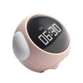 thumbnail image 4 of Seitruly Reloj despertador con expresión bonita para niños Electrónica Rosado emoticono, 4 of 6