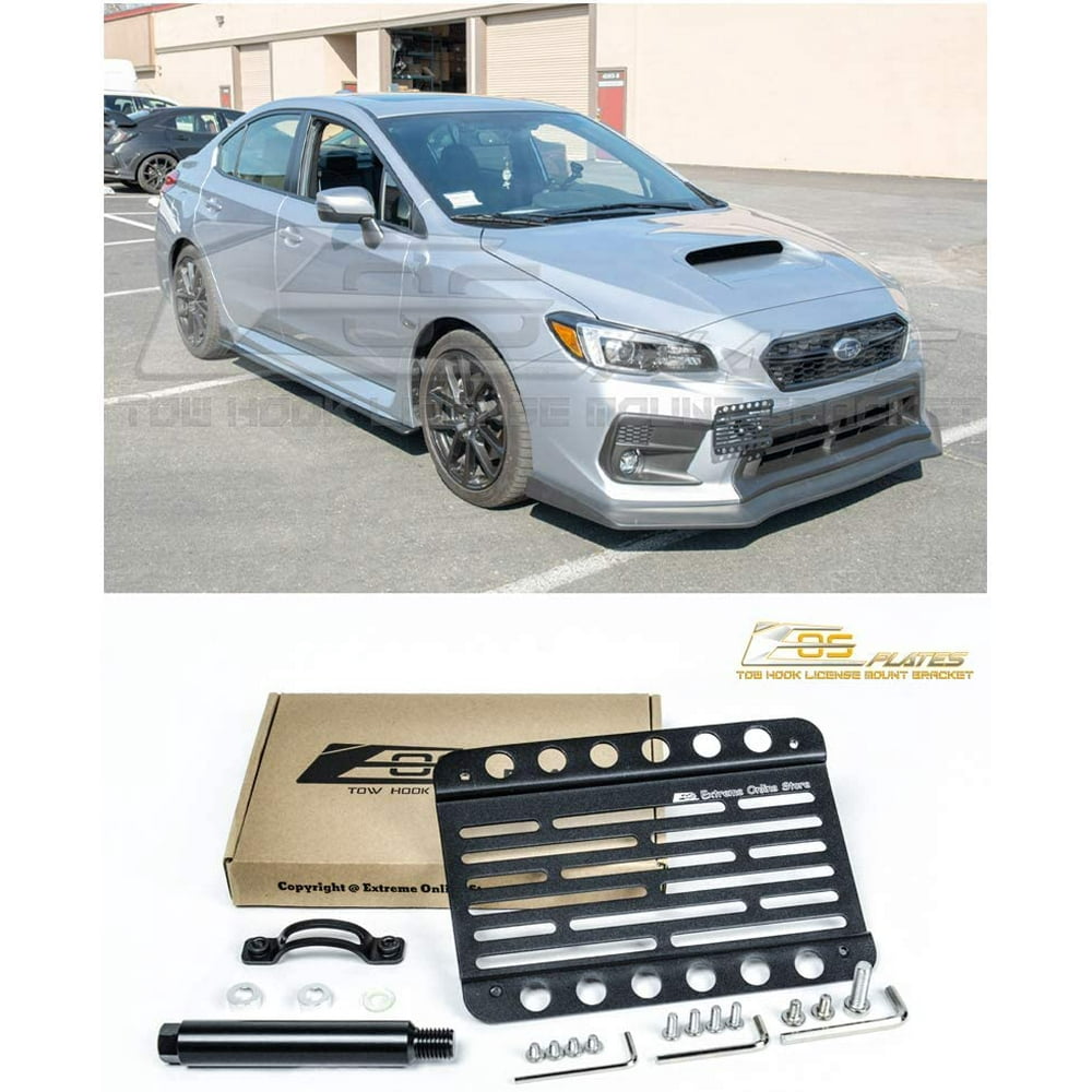 EOS Version 1 Mid Sized Front Bumper Tow Hook License Plate Relocator