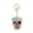 blue, variant on Diamond studded creative metal Halloween skeleton cross-border keychain alloy rhinestone simulation small skeleton