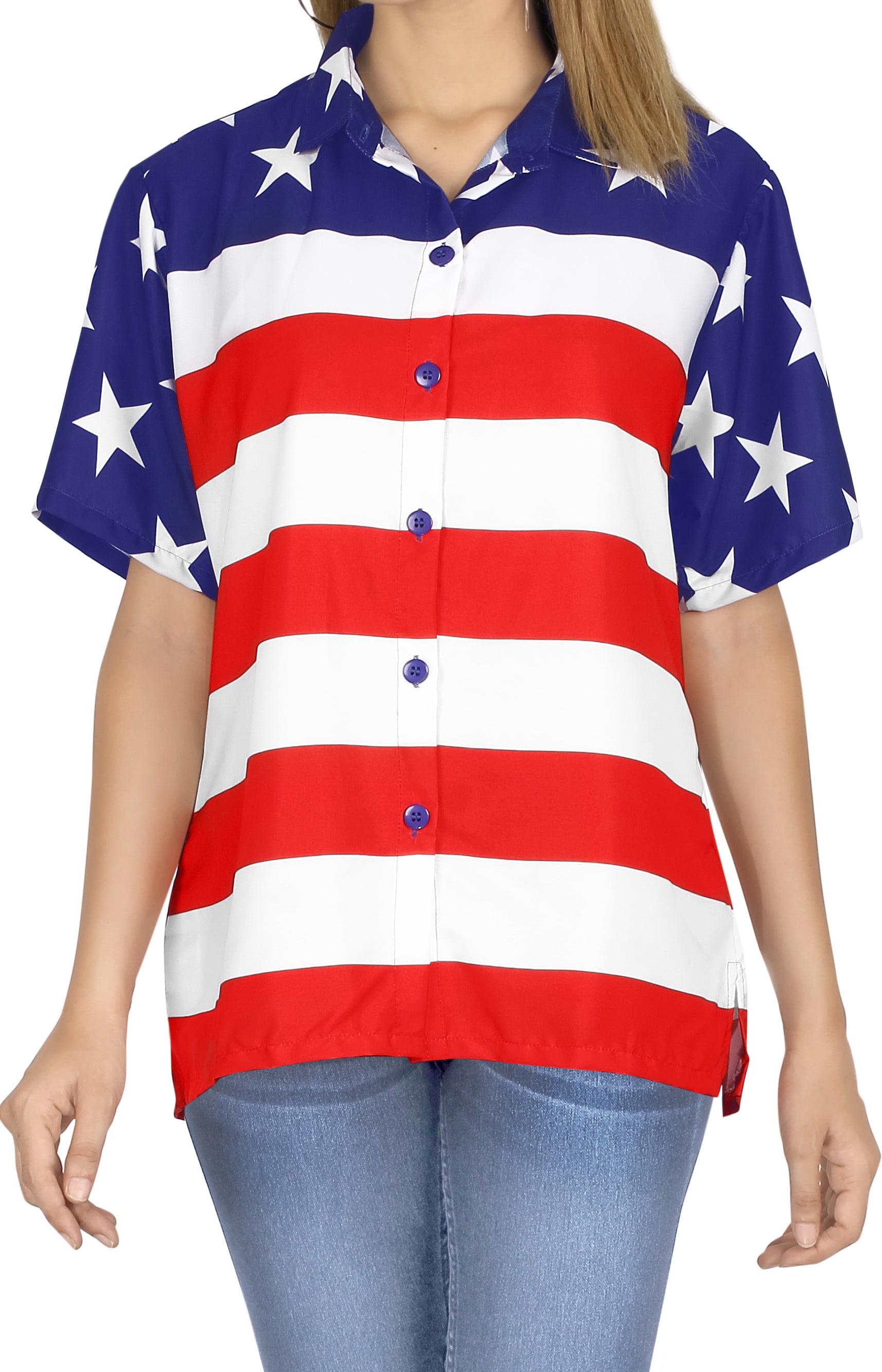 HAPPY BAY Women's American Flag 