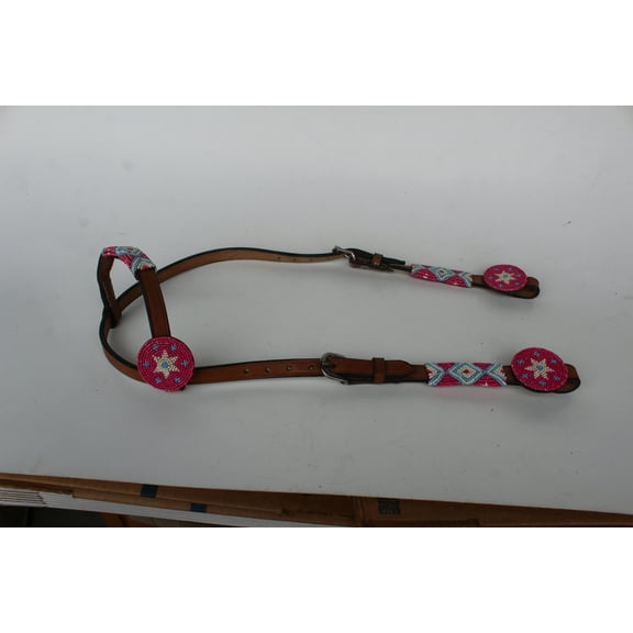 Horse Show Bridle Western Leather Headstall  7945HA