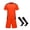 Orange, variant on Youth Soccer Jersey for Boys Girls Kids Uniform Sport Shirt Football Birthday Gift Set with Sock