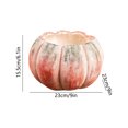thumbnail image 6 of MYUNNIL Halloween Pumpkin Shaped Planter, Vintage Rustic Pumpkin Resin Flower Pot with Faded Texture Desigh, Durable Practical Decorative Container for Indoor Garden Yard Decor, 6 of 6