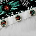 thumbnail image 2 of jejeloiu Boho Bohemian Print Curtains Pack of 2 (42x84 Each),Western Cowboys Horse Curtains Blackout,White Dreamcatcher Bedroom Curtains For Boys Kids,Lightweight Bedroom Decorative, 2 of 6