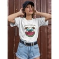 thumbnail image 2 of Say Hello To Summer Pug T-Shirt Women -SPIdeals Designs, Female Large, 2 of 4