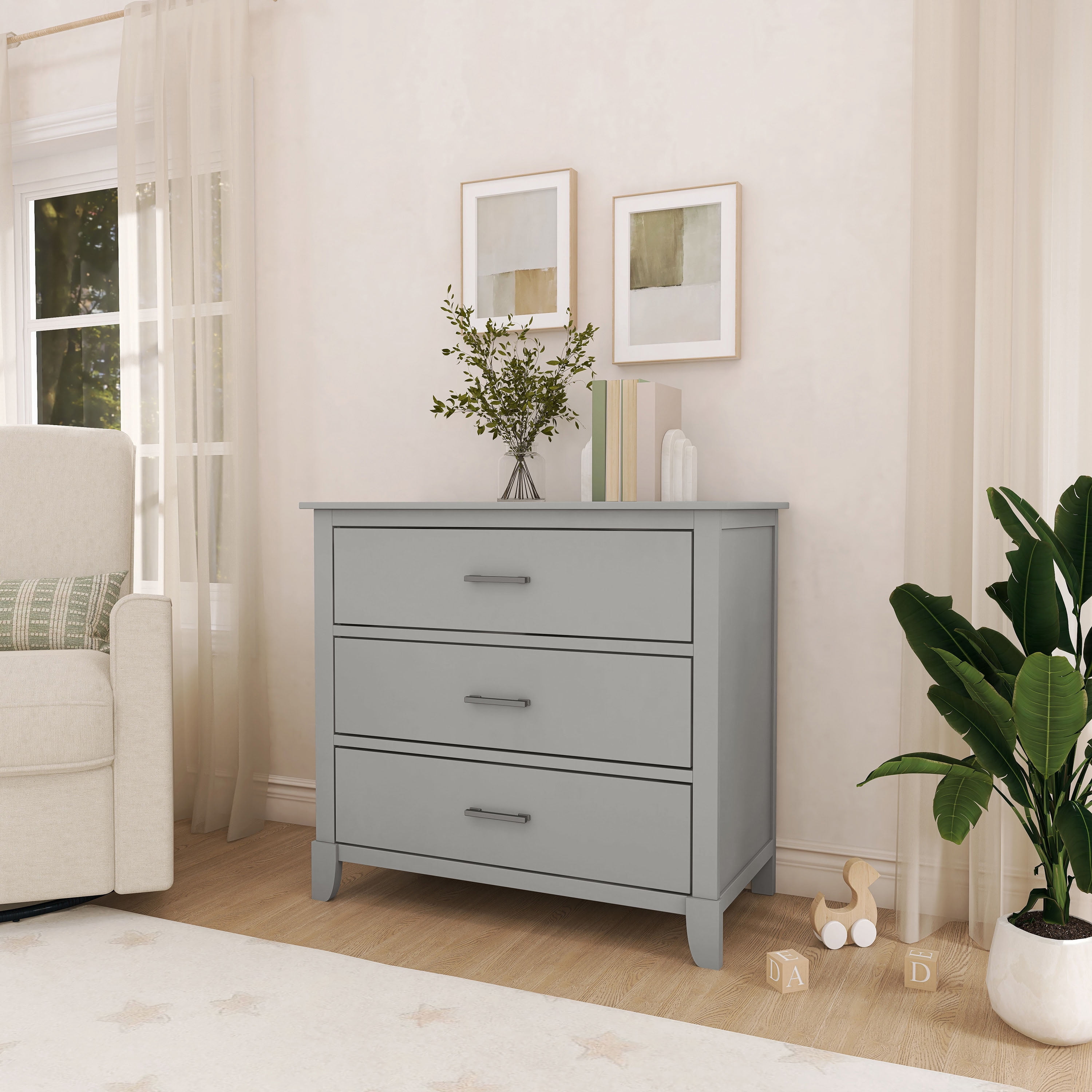 Dream On Me Ollie Dresser, Cool Grey