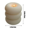 thumbnail image 3 of SSZMDLB under $5 Floating Tea Light Candles, Wedding Party Votive Candles Round Shape, Romantic Paraffin Candles for Holiday Celebration Table Centerpiece Decor, 3 of 6