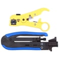thumbnail image 1 of Coaxial Cable Extrusion , Press Accurately Coaxial Cable Stripper Easy Use Convenient Cutting  for General Round Wire Stripping, 1 of 8