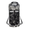 thumbnail image 3 of S SERENABLE Waterproof Dry Bag Multifunctional with Mesh Pocket Men Women Comfortable Floating Backpack Storage Bag for Swimming Kayaking Gray, 3 of 8