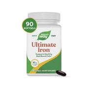 Nature’s Way Ultimate Iron Softgels, Supports Healthy Red Blood Cells*, Unisex, 90ct