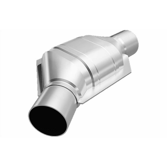 MagnaFlow Conv Univ 2in Inlet/Outlet Angled Offset/Center Oval (California)