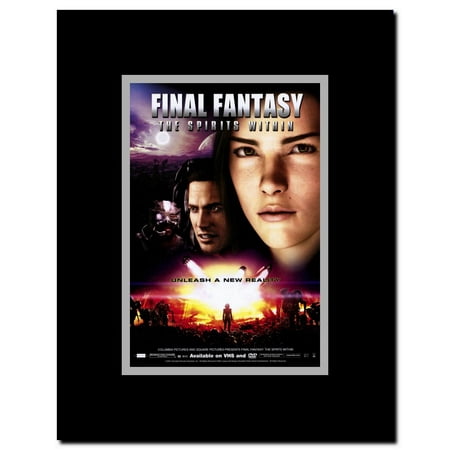 Final Fantasy The Spirits Within Framed Movie Poster Walmart Final Fantasy The Spirits Within Framed Movie Poster Walmart
