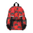 thumbnail image 3 of Game Controller Red Pattern Backpack for School, Cute School Bag with Adjustable Shoulder Straps and Padded Back, 15"x11.42"x5.5", 3 of 5