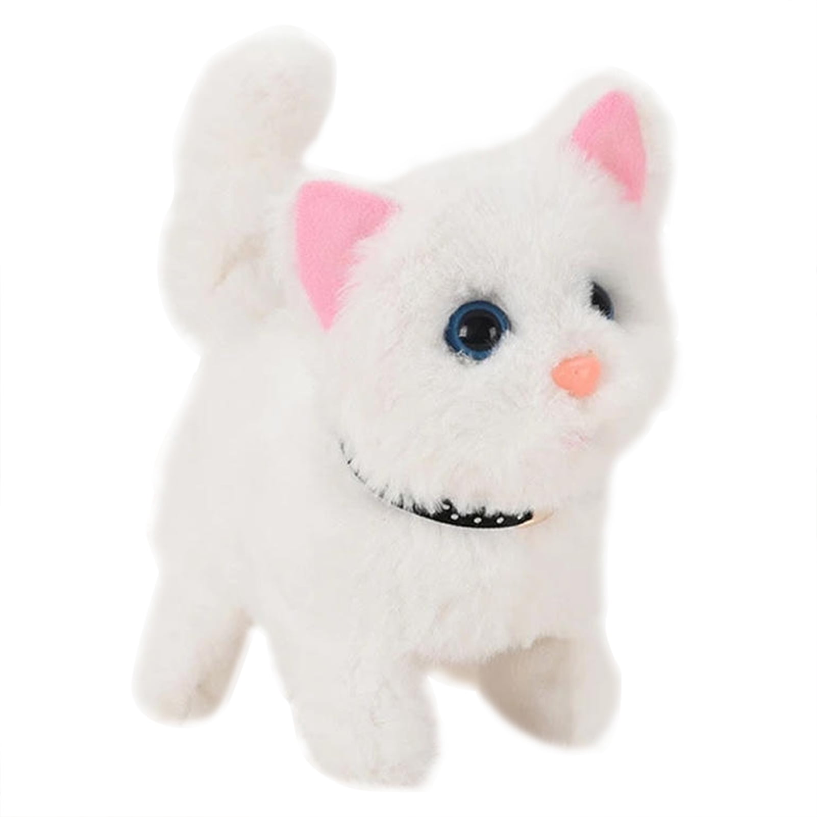 Soft Plush Cat Stuffed Toy Electronic Robot Animal Cute Lovely Kitty for Kids 