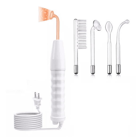 Máquina Portátil Terapia Piel Belleza Facial Alta Frecuencia Blanco