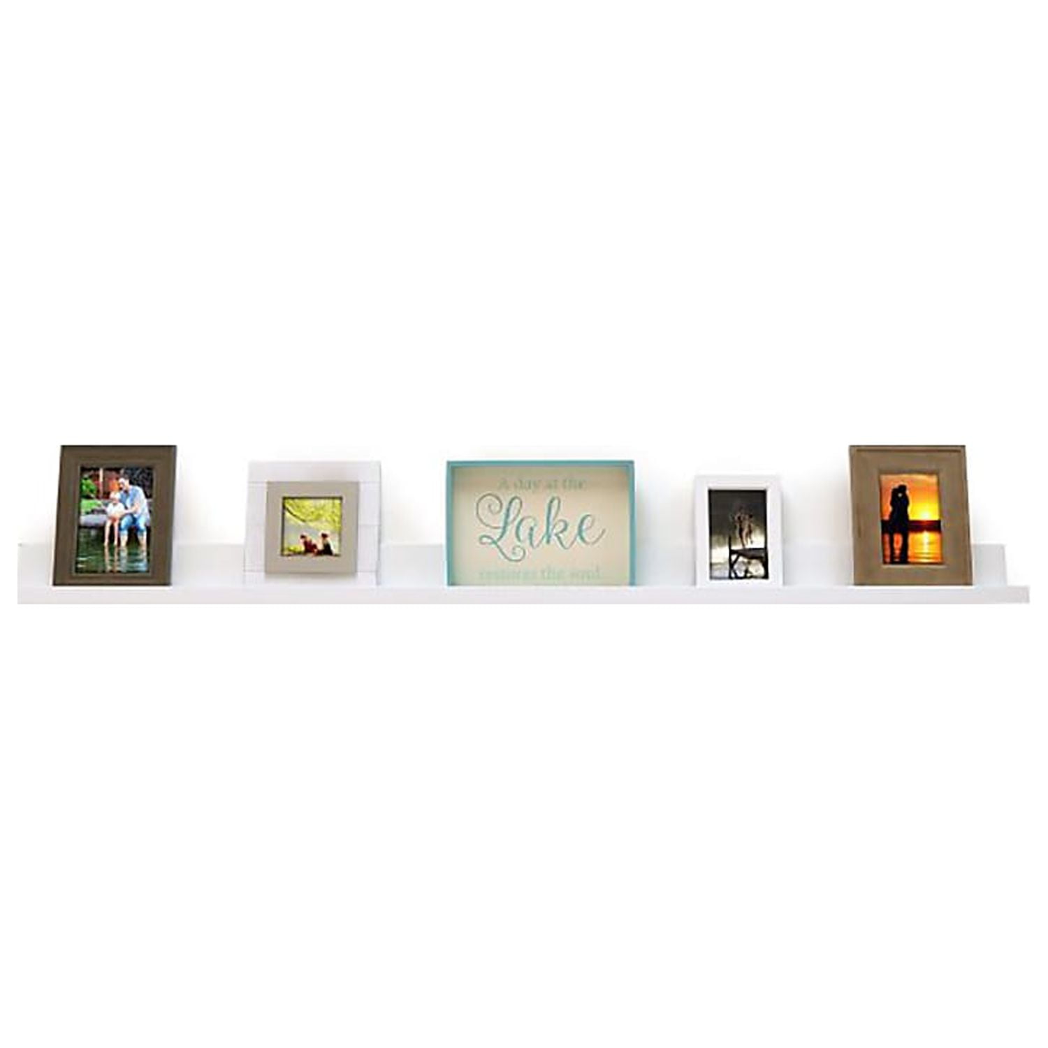 InPlace Wall Shelf, Rectangle Wood Floating Stafford Picture Ledge, 31" W x 4" D x 5" H