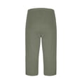thumbnail image 6 of Maplenight Mens Capris Lounge Pants with Pockets Drawstring Elastic Waist Crop Pajama Pants, 6 of 7