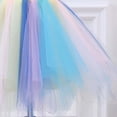 thumbnail image 5 of BOBOGOJP Girls Rainbow Flower Tulle Skirt Toddler Tutu Girls Clothes Light Blue for Size 0-12 Months, 5 of 6