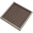 thumbnail image 7 of Ornavo Home Foldable Tufted Linen Storage Ottoman Square Cube Storage Ottoman Foot Rest Stool/Seat with Table Top Lid, Coffee Table Ottoman - 15" x 15" x 15", 7 of 7