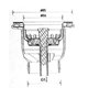 thumbnail image 3 of 85mm Chrome Belfast Sink Basket Strainer Waste - Fits 60mm Hole, 3 of 5