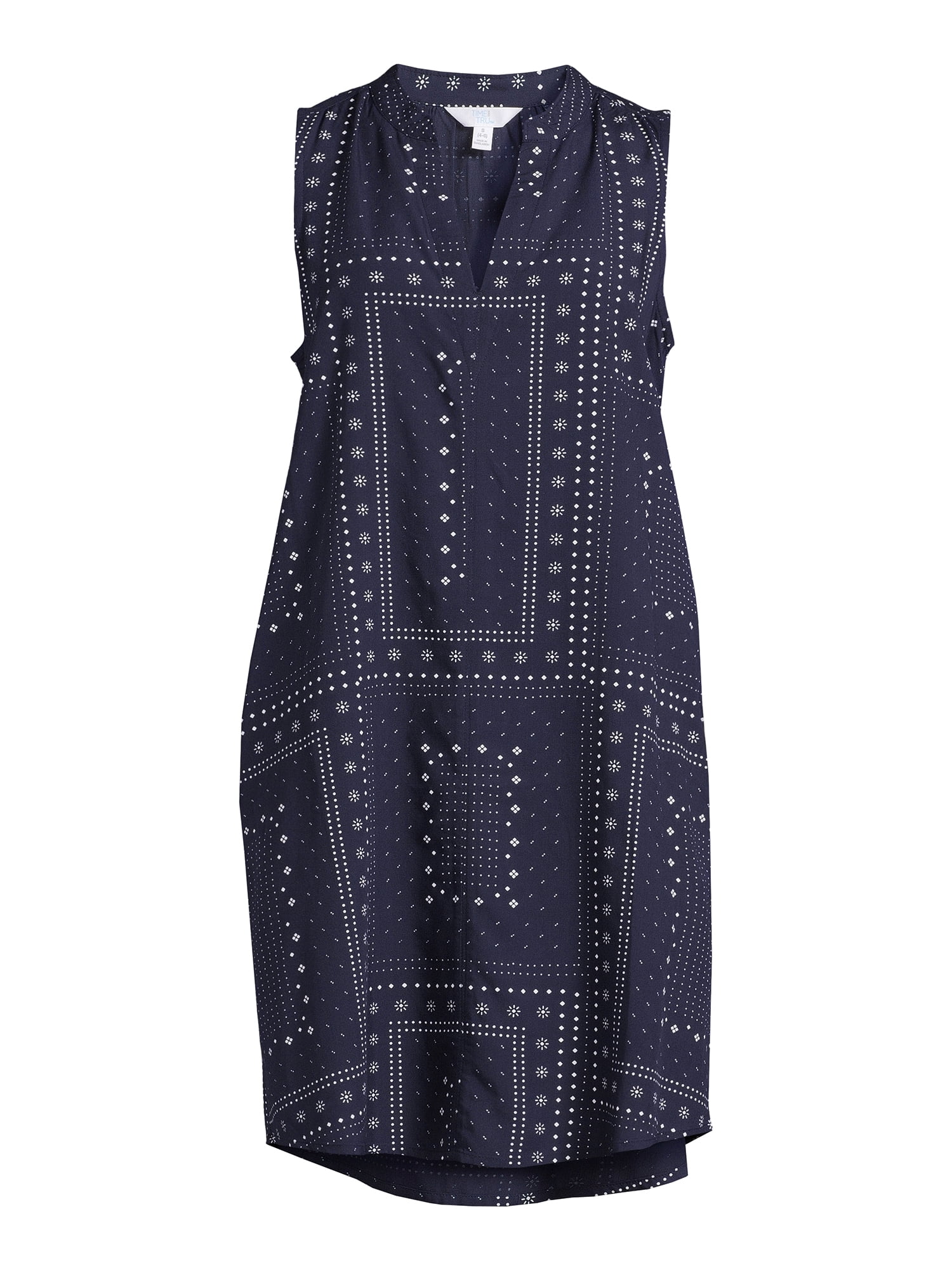 Time and Tru Women's One Shoulder Midi Dress